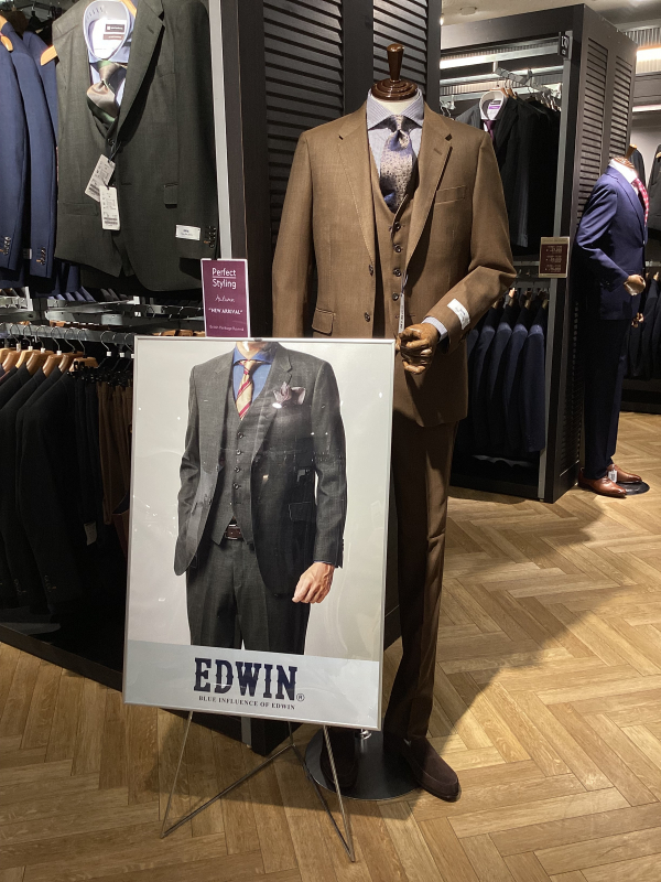大型セールや時期 大人気「EDWIN」コラボセットアップ✨ | パーフェクト・スーツ スーツ・フォーマル・ドレス